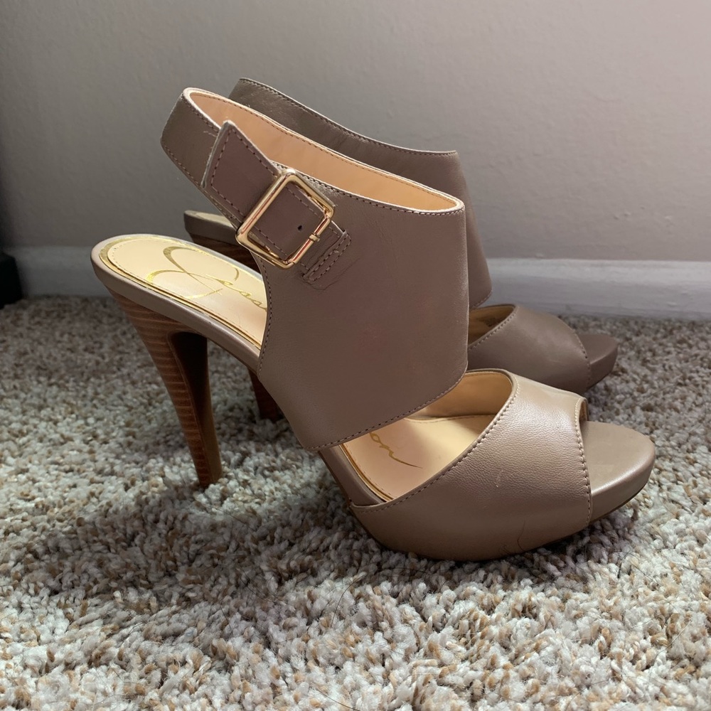 Jessica Simpson high heels - nude/beige